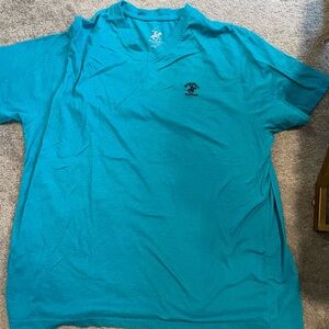 Teal Beverly Hills Polo Club  v neck t shirt